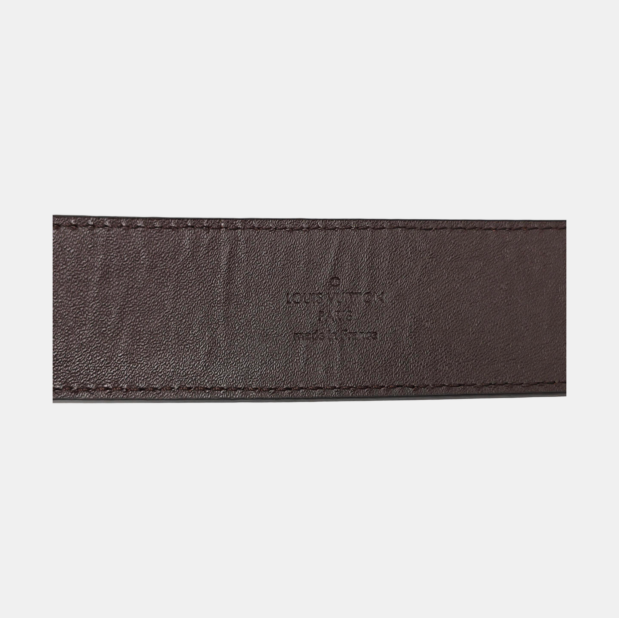 Coated Canvas Belt Brown