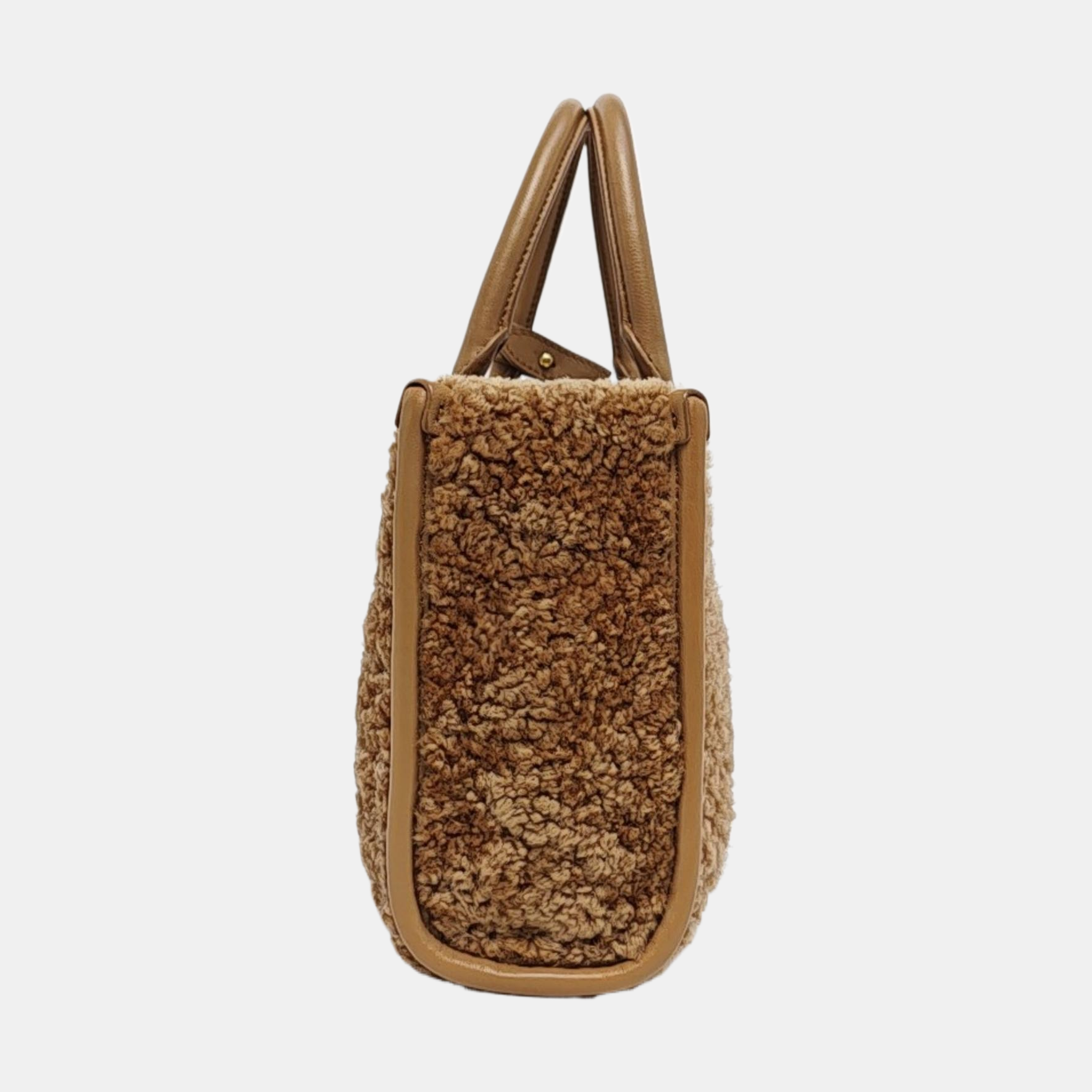 Fabric Shoulder Bag Brown