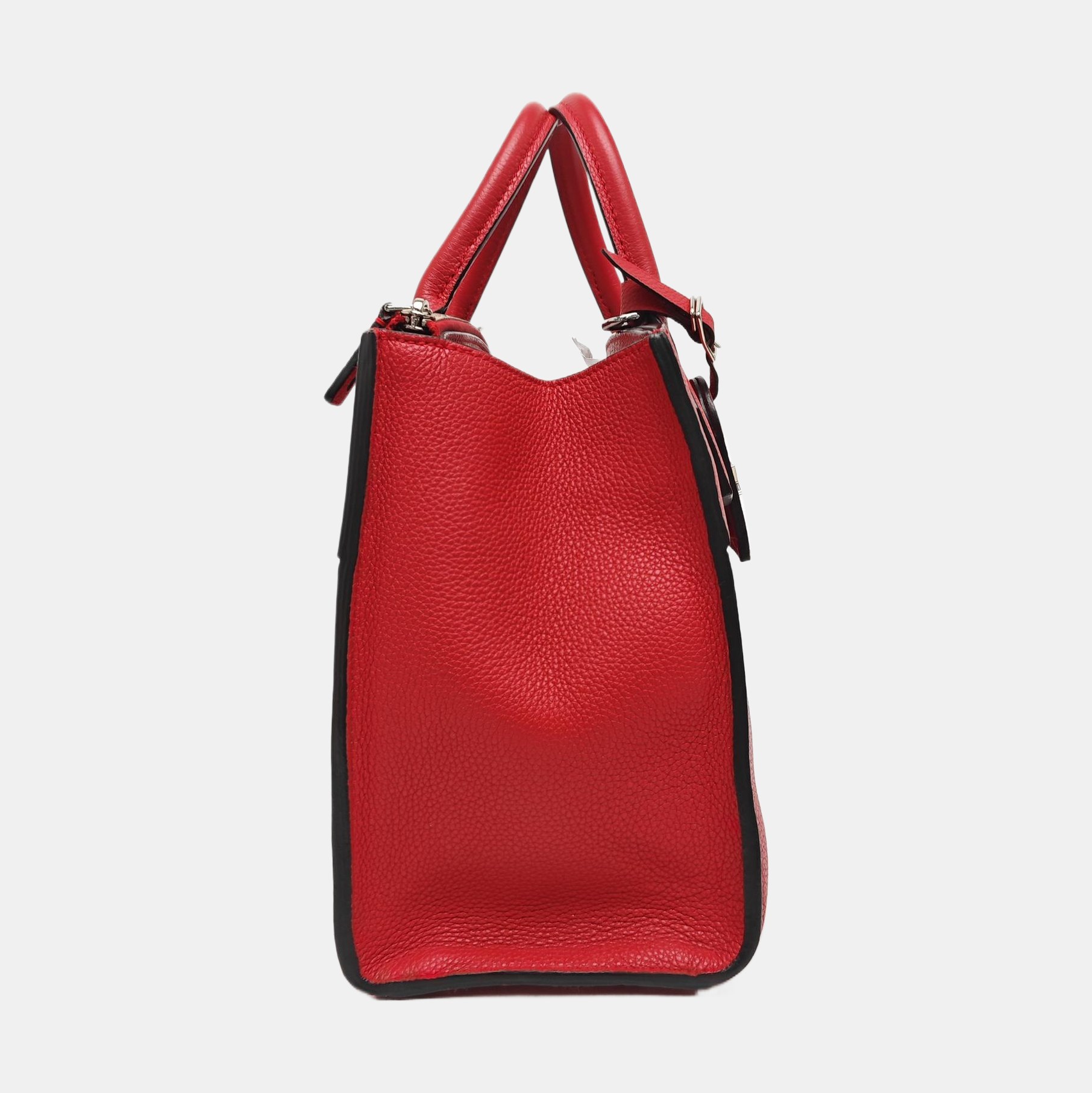 CITY STEAMER PM Calfskin Red