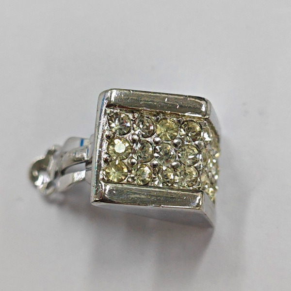 Metal Silver Clip On Earrings