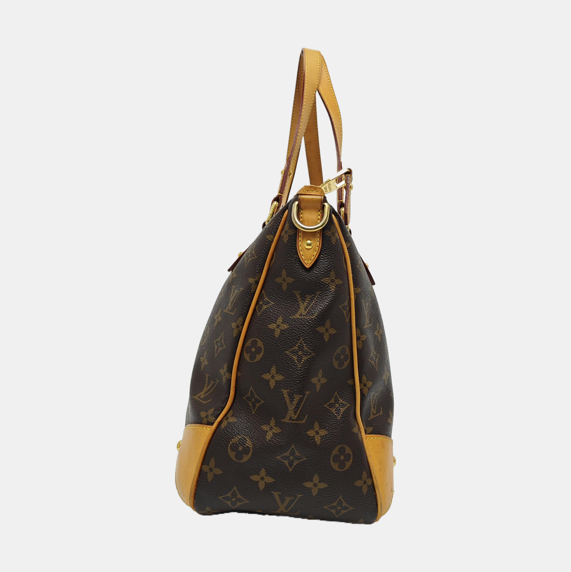 ESTRELA GM Monogram Coated Canvas Brown