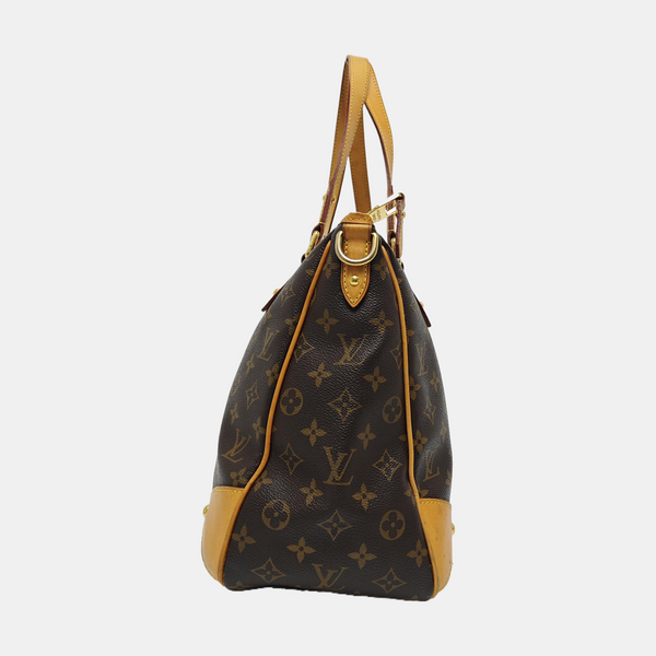 ESTRELA GM Monogram Coated Canvas Brown
