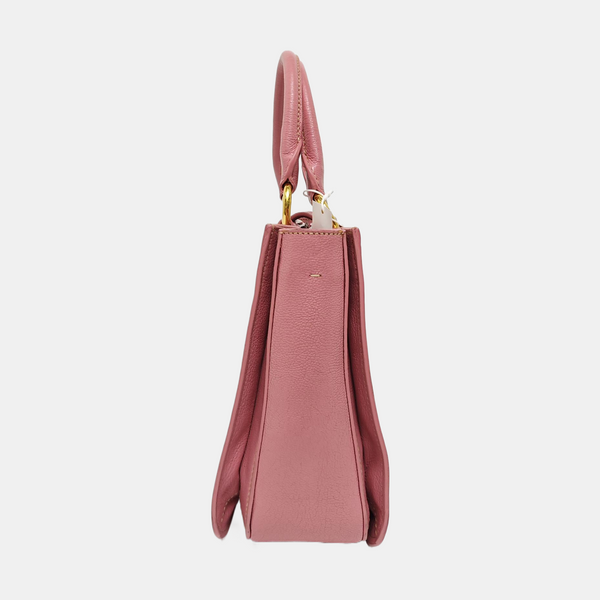Calfskin Tote Bag Pink