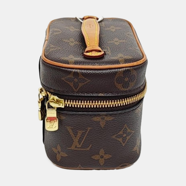 NICE Super Mini Monogram Coated Canvas Brown