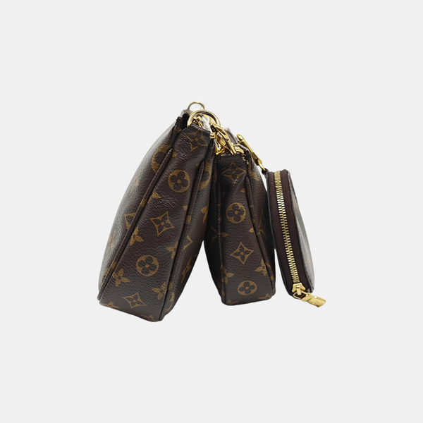 MULTI Monogram Coated Canvas Brown