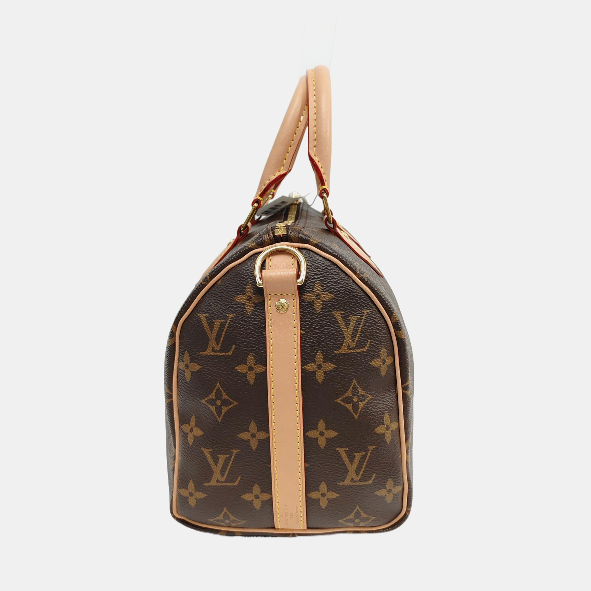 Authenticated pre-owned  SPEEDY 25 Monogram Coated Canvas Brown - Crossbody Bag at Looply