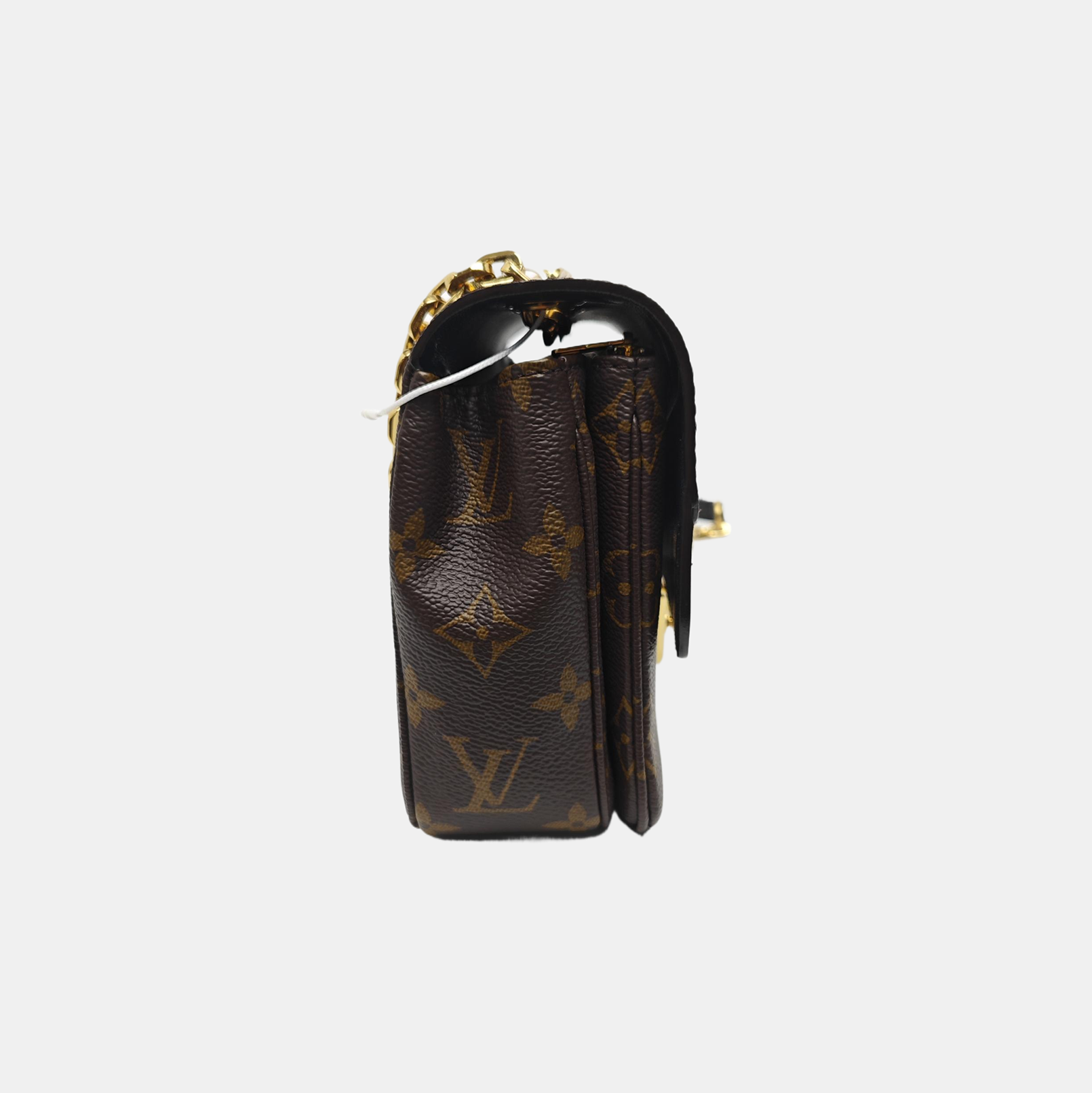 MARCEAU Monogram Coated Canvas Brown
