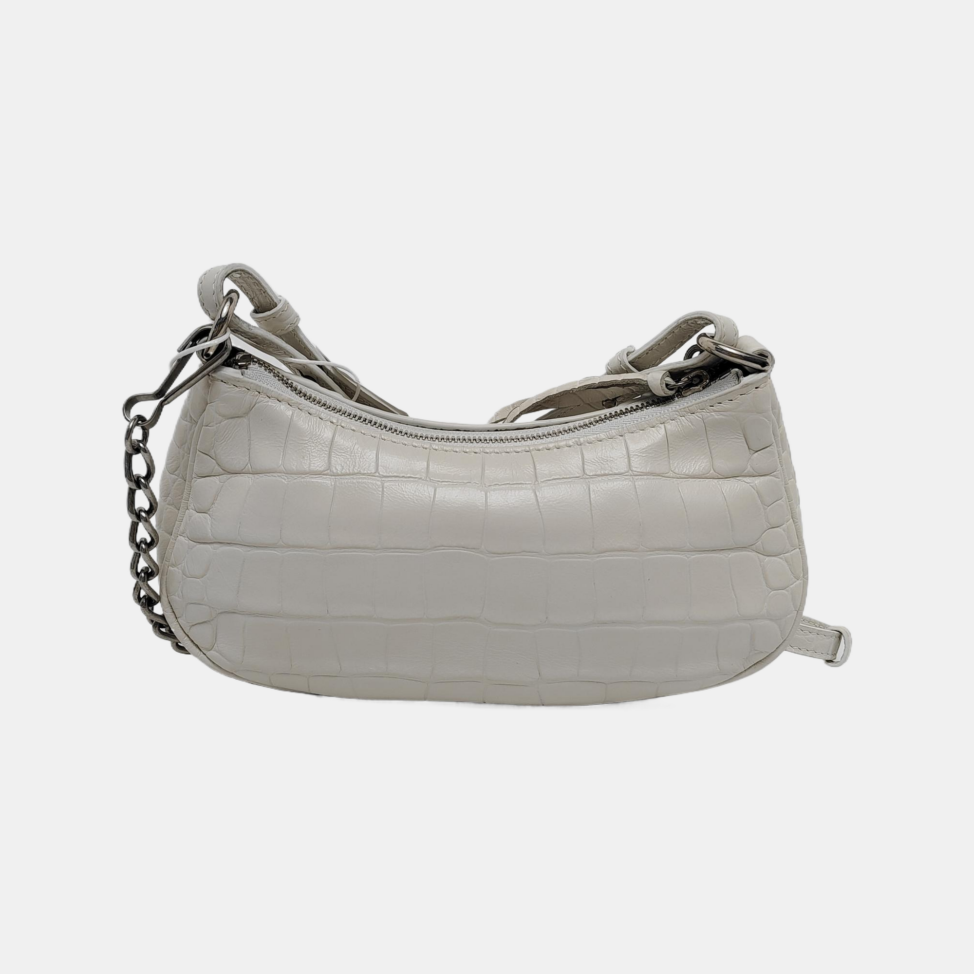 Le Cagole Mini Calfskin White