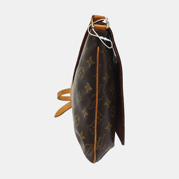 MUSETTE TANGO PM Monogram Coated Canvas Brown