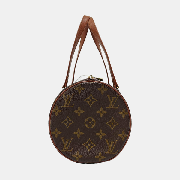 PAPILLON MM Monogram Coated Canvas Brown