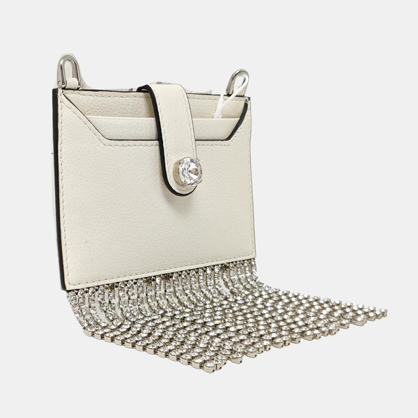 Fringed Calfskin White