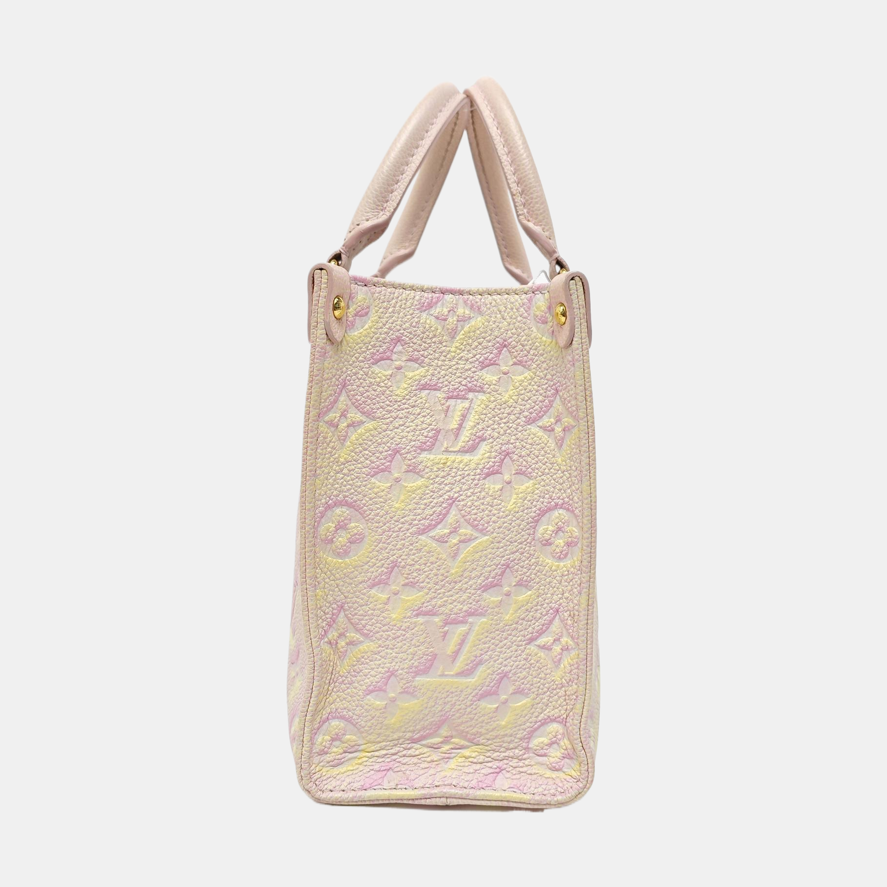 ONTHEGO PM Monogram Calfskin Pink