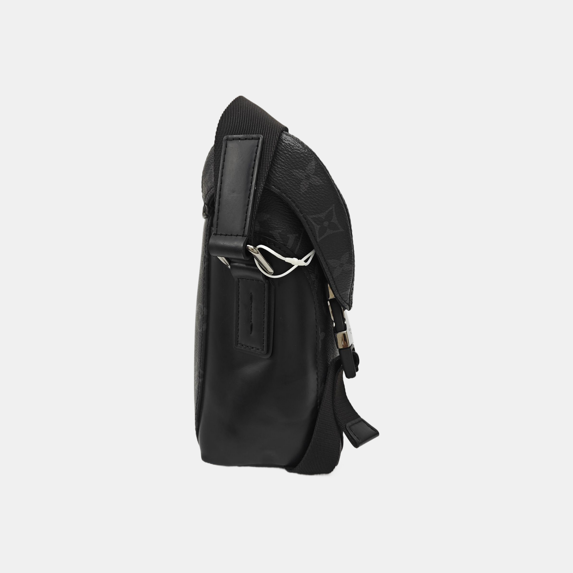 VOYAGER PM Monogram Coated Canvas Black
