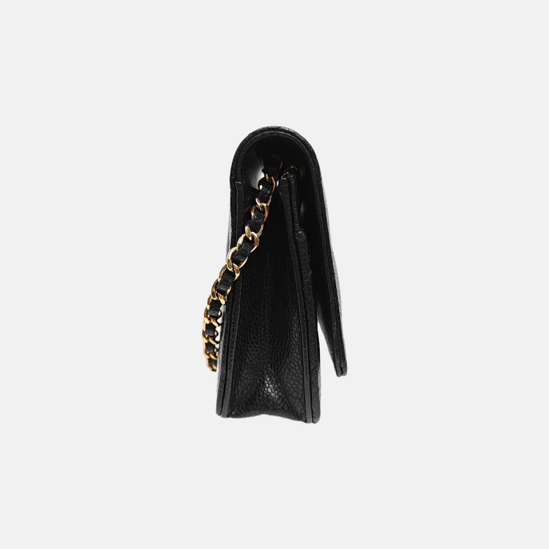 WOC Quilted Calfskin Black