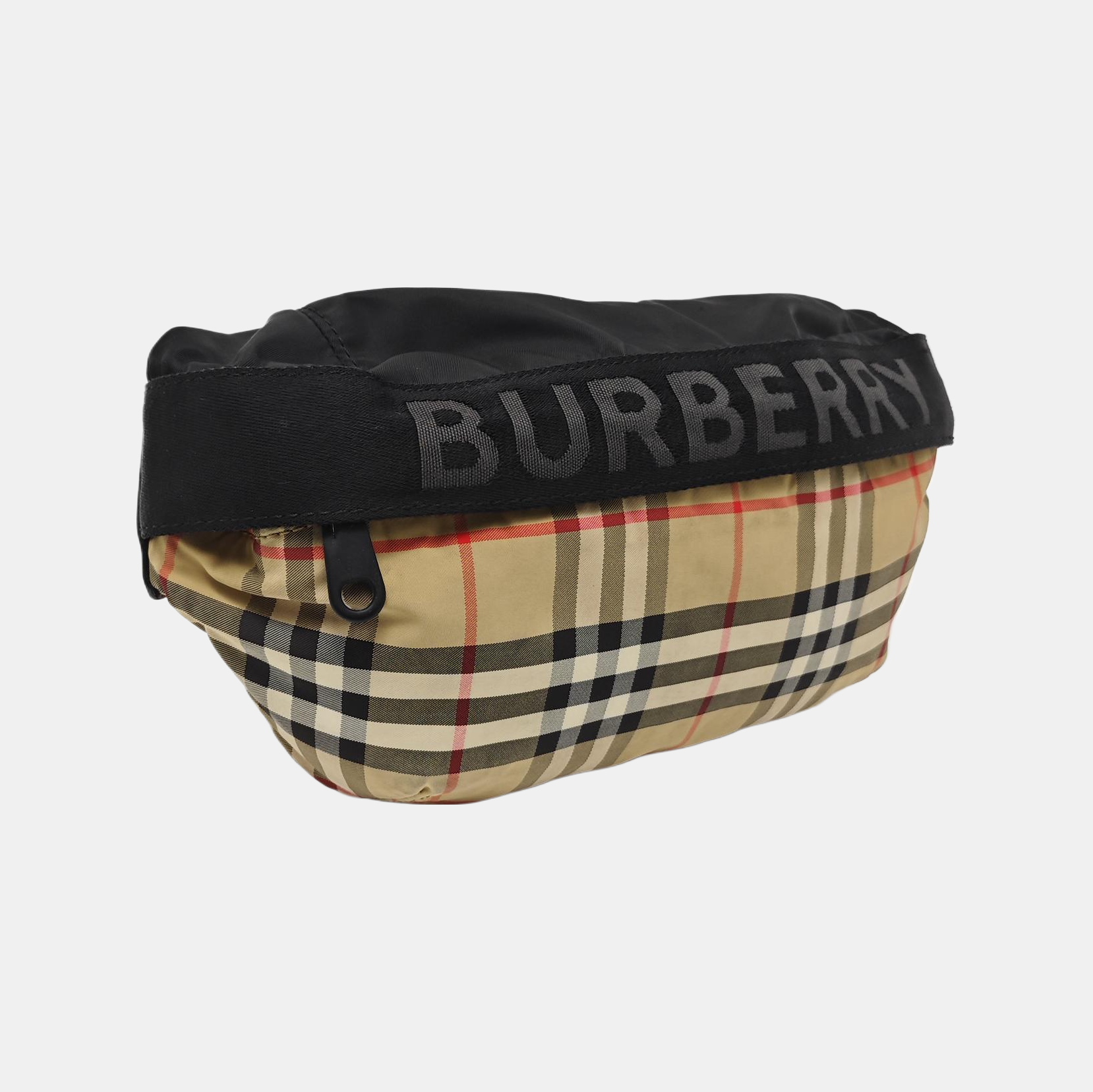 Fabric Belt Bag Brown