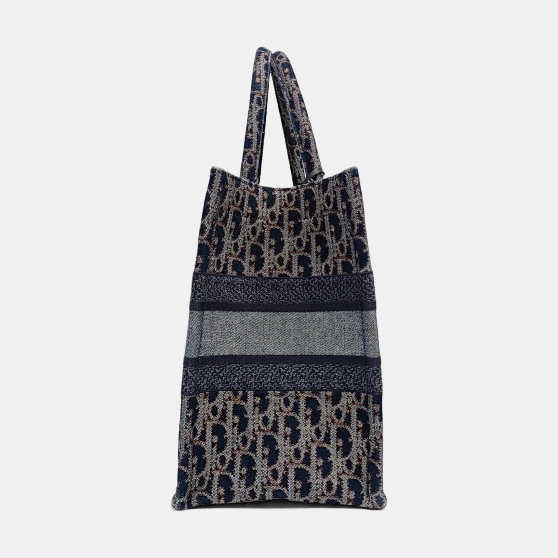Book Tote Medium Oblique Denim Blue