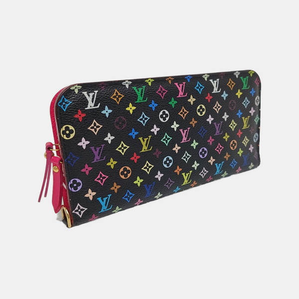 LV × TM INSOLITE Monogram Coated Canvas Black Wallet