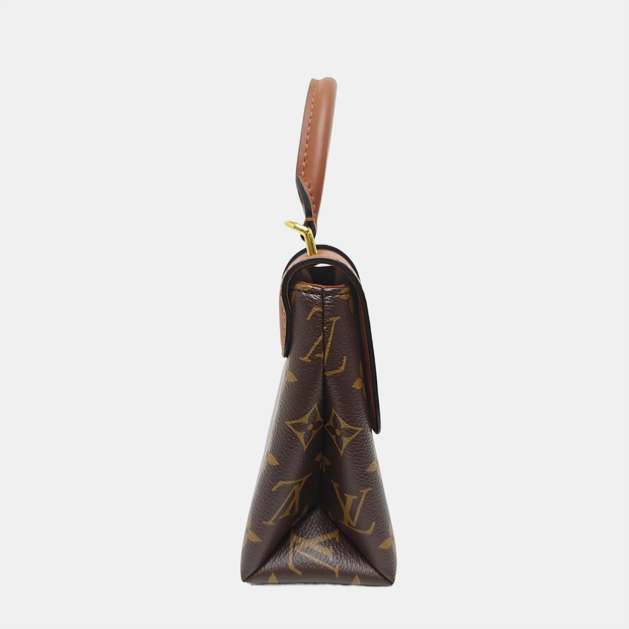 LOCKY BB Monogram Coated Canvas Brown