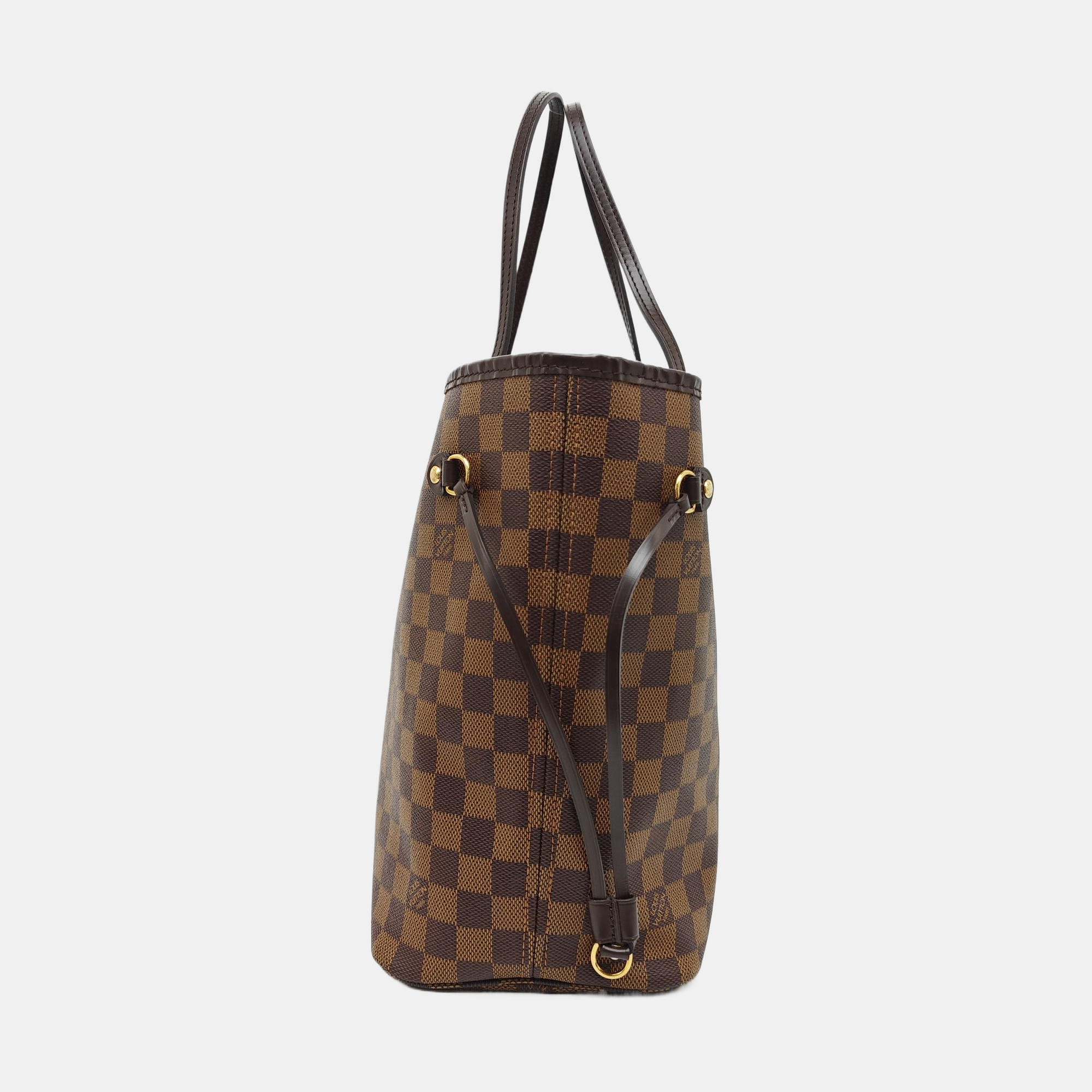 NEVERFULL MM Damier Ebene Coated Canvas Brown