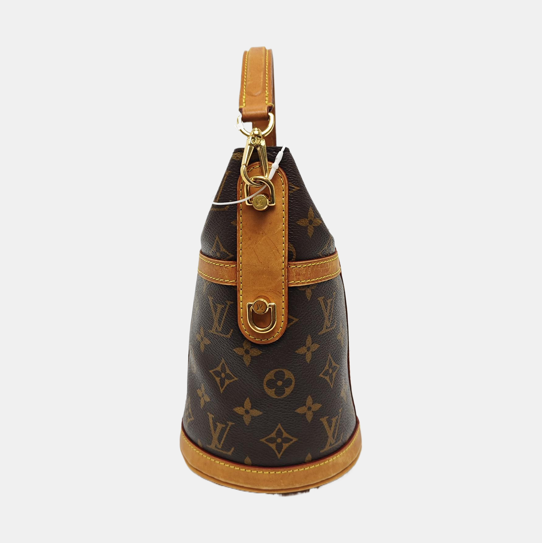 DUFFLE Monogram Coated Canvas Brown