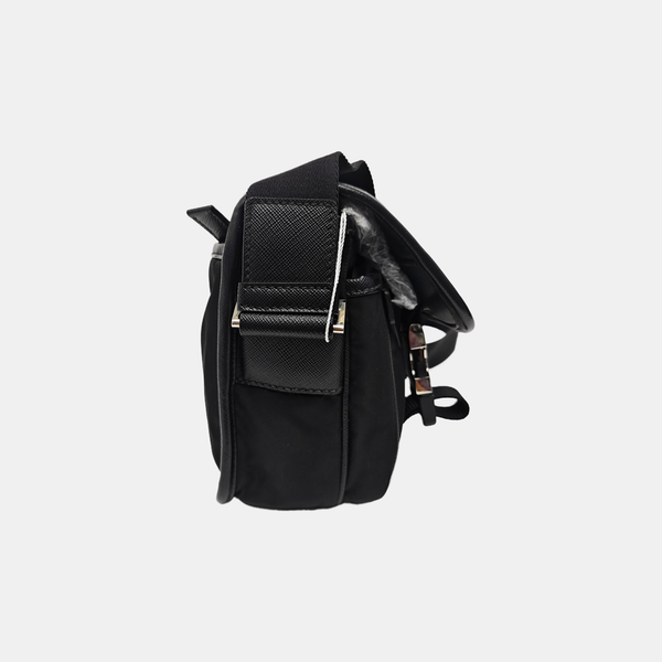 Nylon Shoulder Bag Black