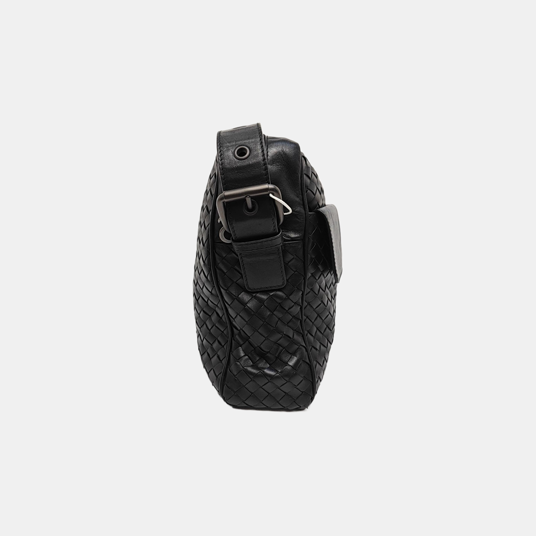 Calfskin Shoulder Bag Black