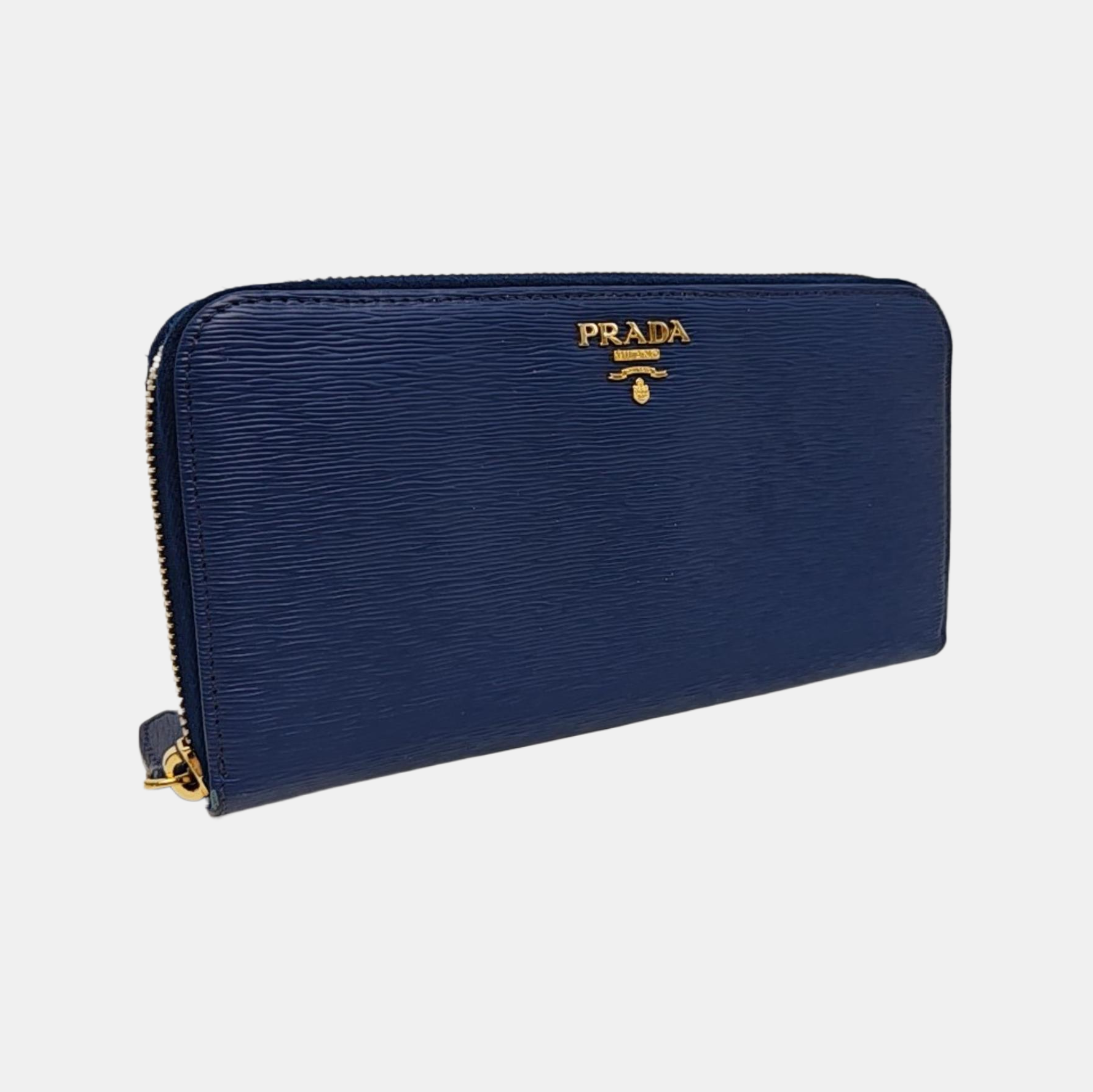 Calfskin Wallet Blue
