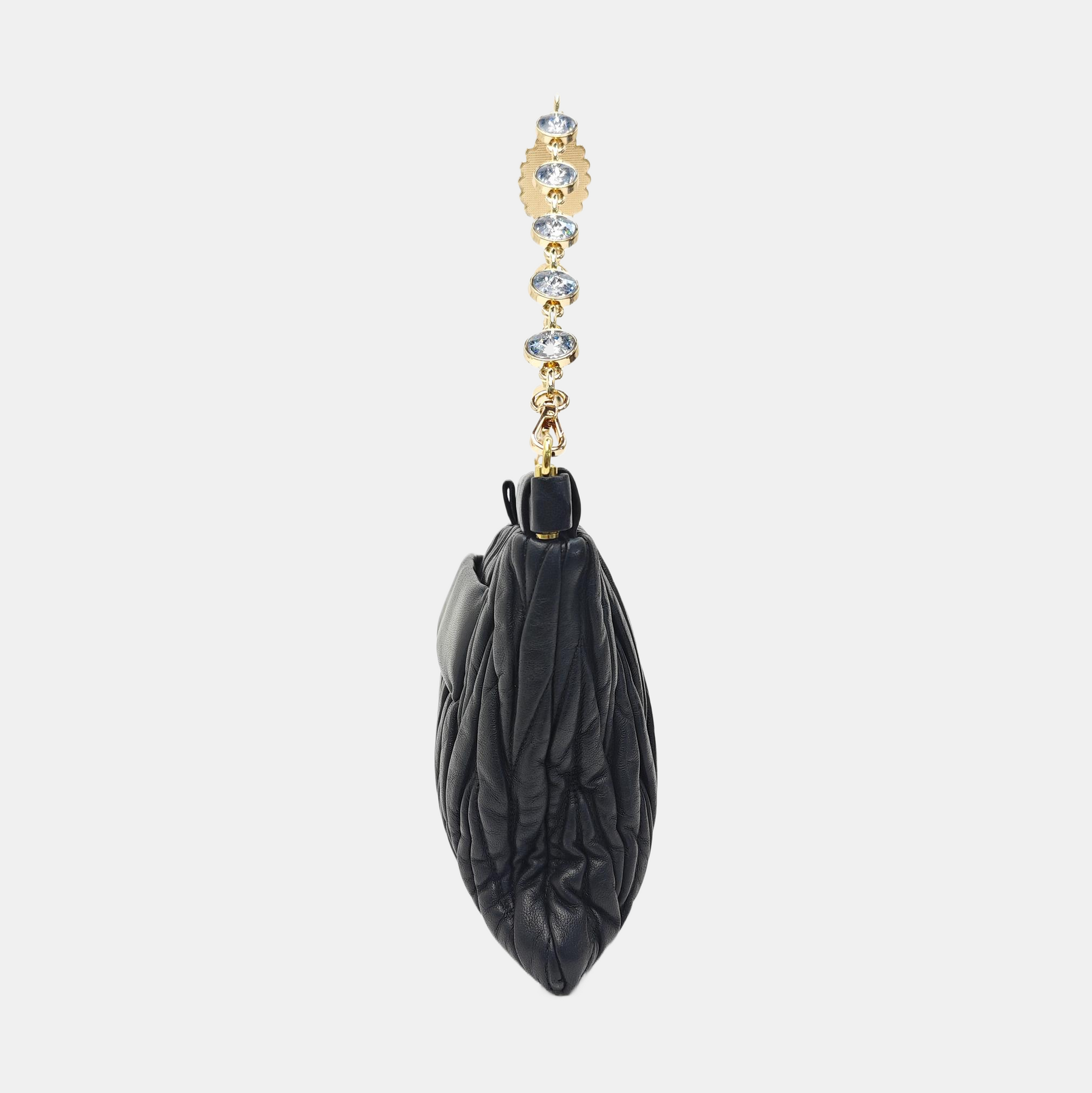 Matelassé Quilted Lambskin Black