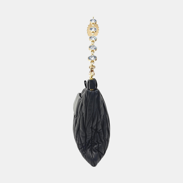 Matelassé Quilted Lambskin Black