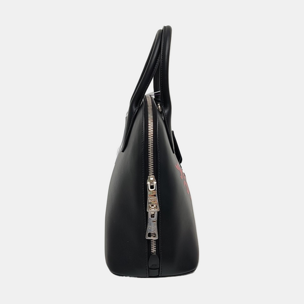 Saffiano Calfskin Shoulder Bag Black