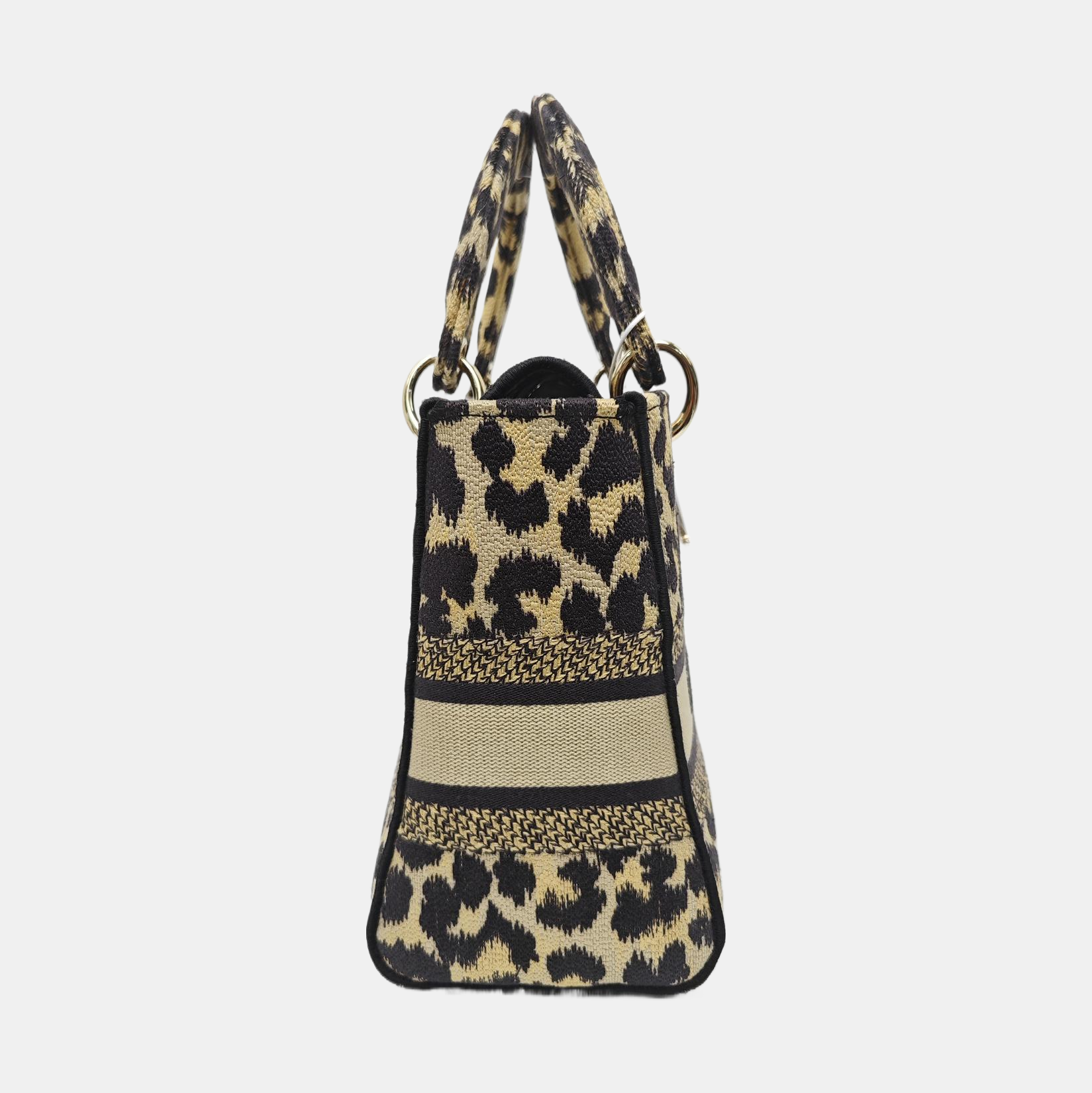 Lady Dior Medium Fabric Beige