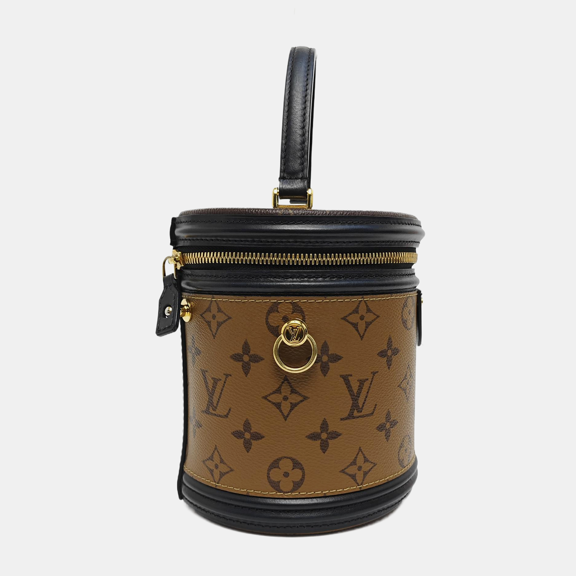CANNES PM Monogram Coated Canvas Brown