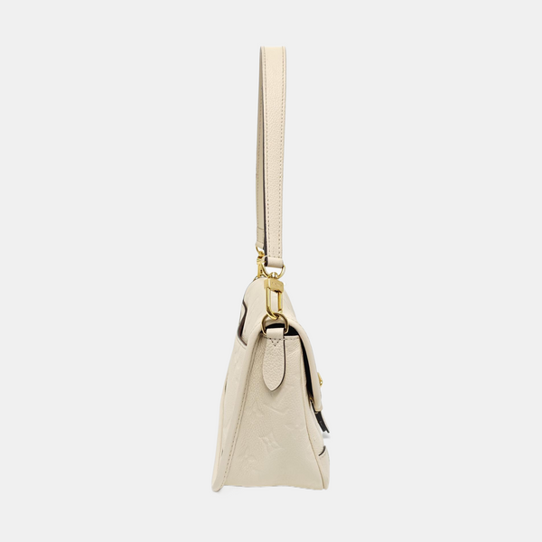 DIANE Monogram Calfskin Beige