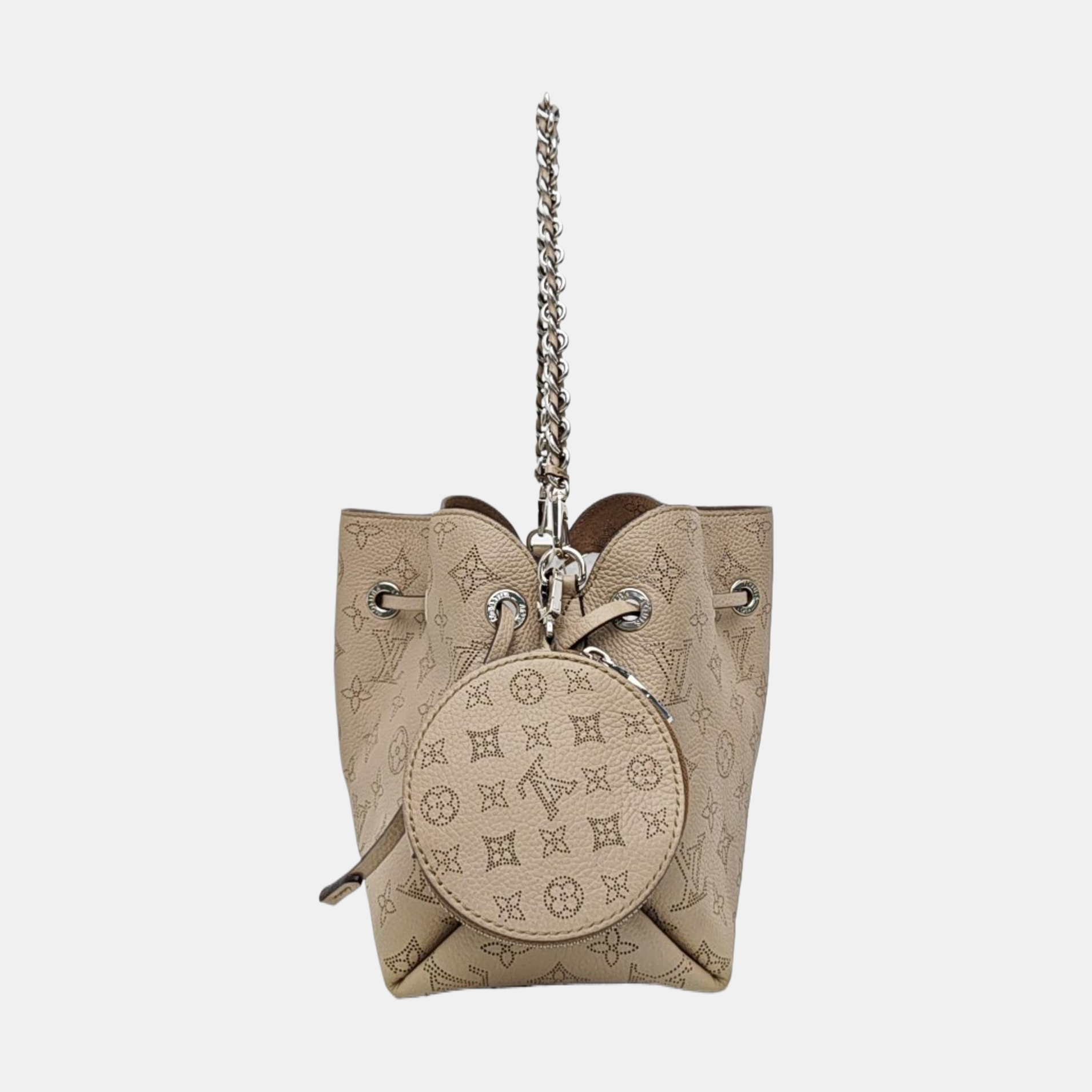 BELLA Monogram Calfskin Gray