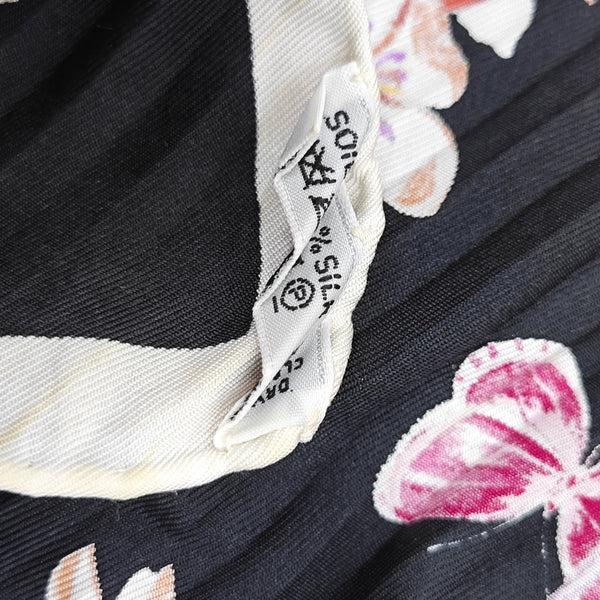 Mulberry Silk Silk Scarf Black