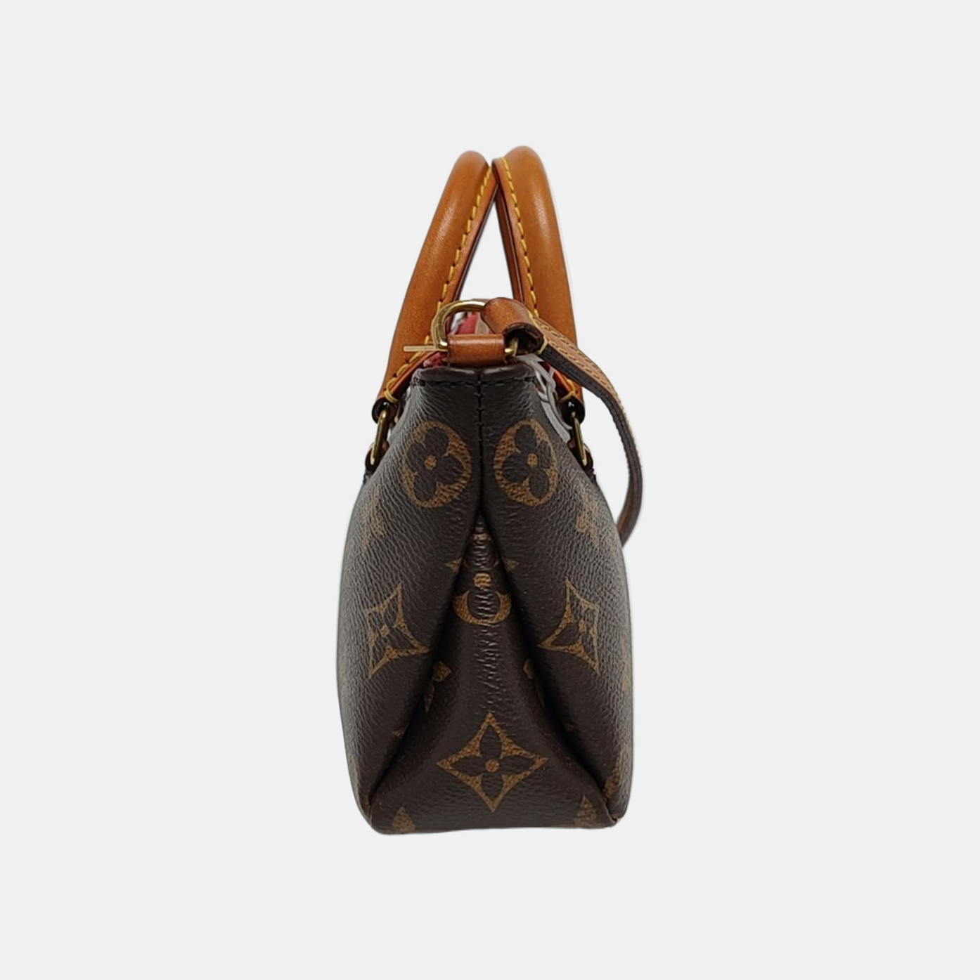 PALLAS Nano Monogram Coated Canvas Brown