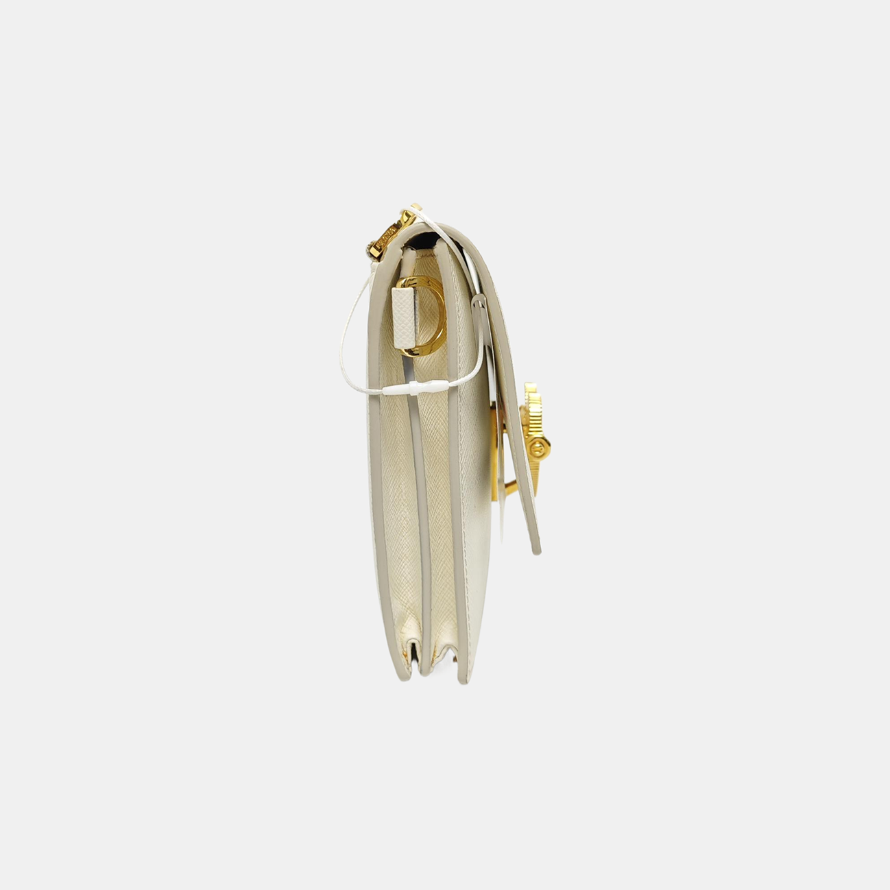 Calfskin Shoulder Bag Mini White