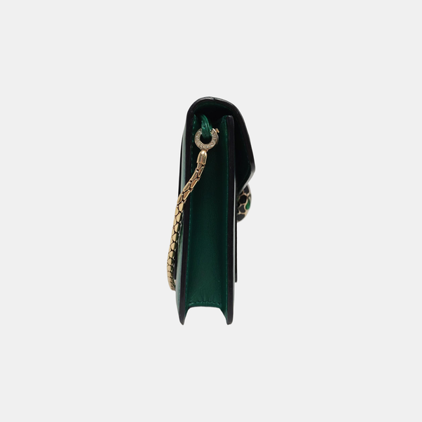 SERPENTI FOREVER Calfskin Green