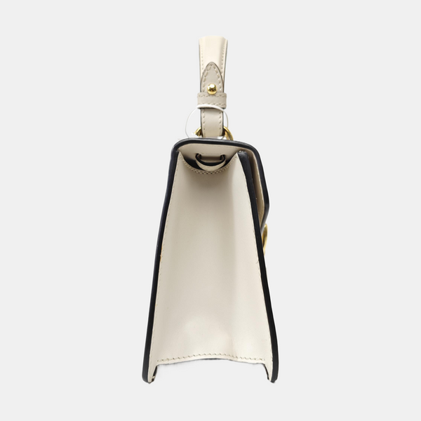 Sylvie Mini Calfskin White