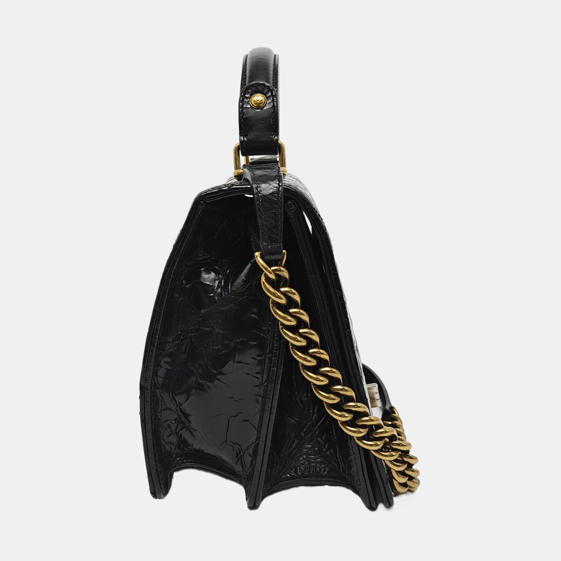 Authenticated pre-owned  2.55 Quilted Calfskin Black - Shoulder Bag at Looply