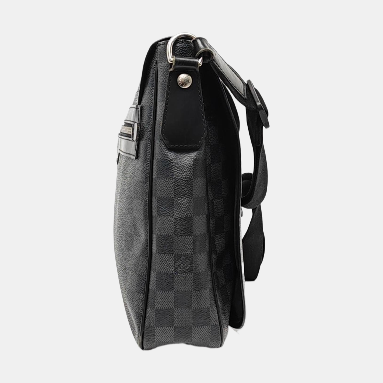 DANIEL Damier Graphite Coated Canvas Gray