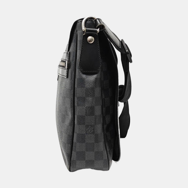 DANIEL Damier Graphite Coated Canvas Gray