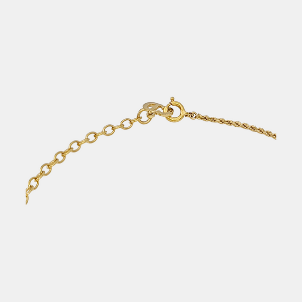 Dior Oblique Metal Gold Necklace