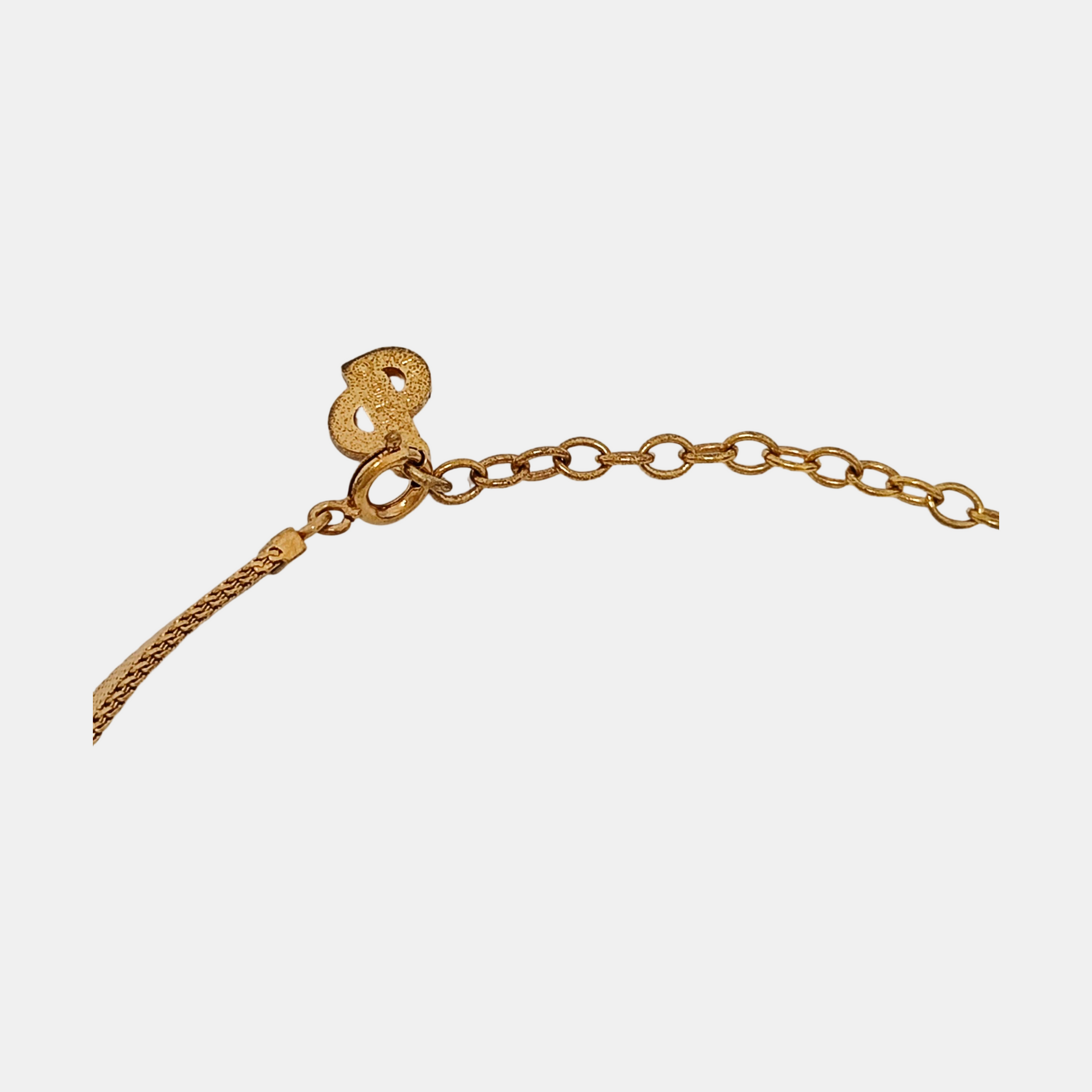 Petit CD Metal Gold Necklace