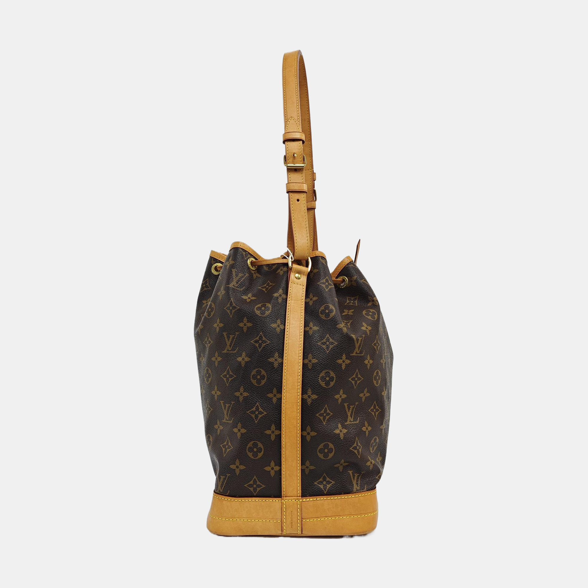 NOÉ GM Monogram Coated Canvas Brown