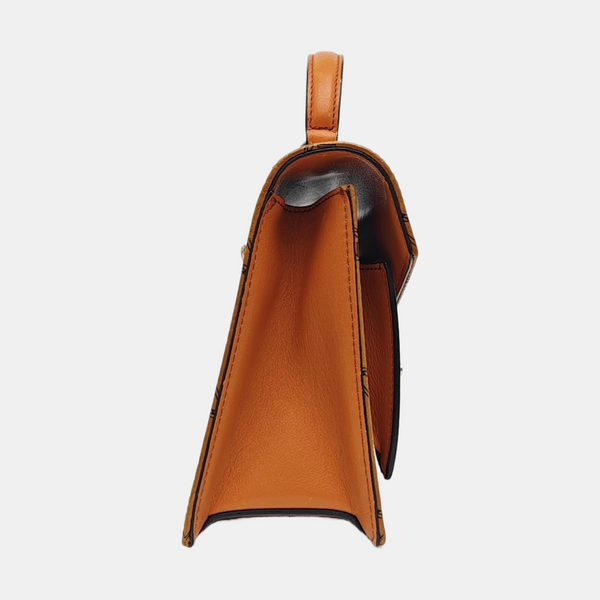 TRACY Small Monogram Coated Canvas Brown