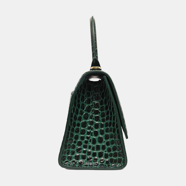 Hourglass S Calfskin Green