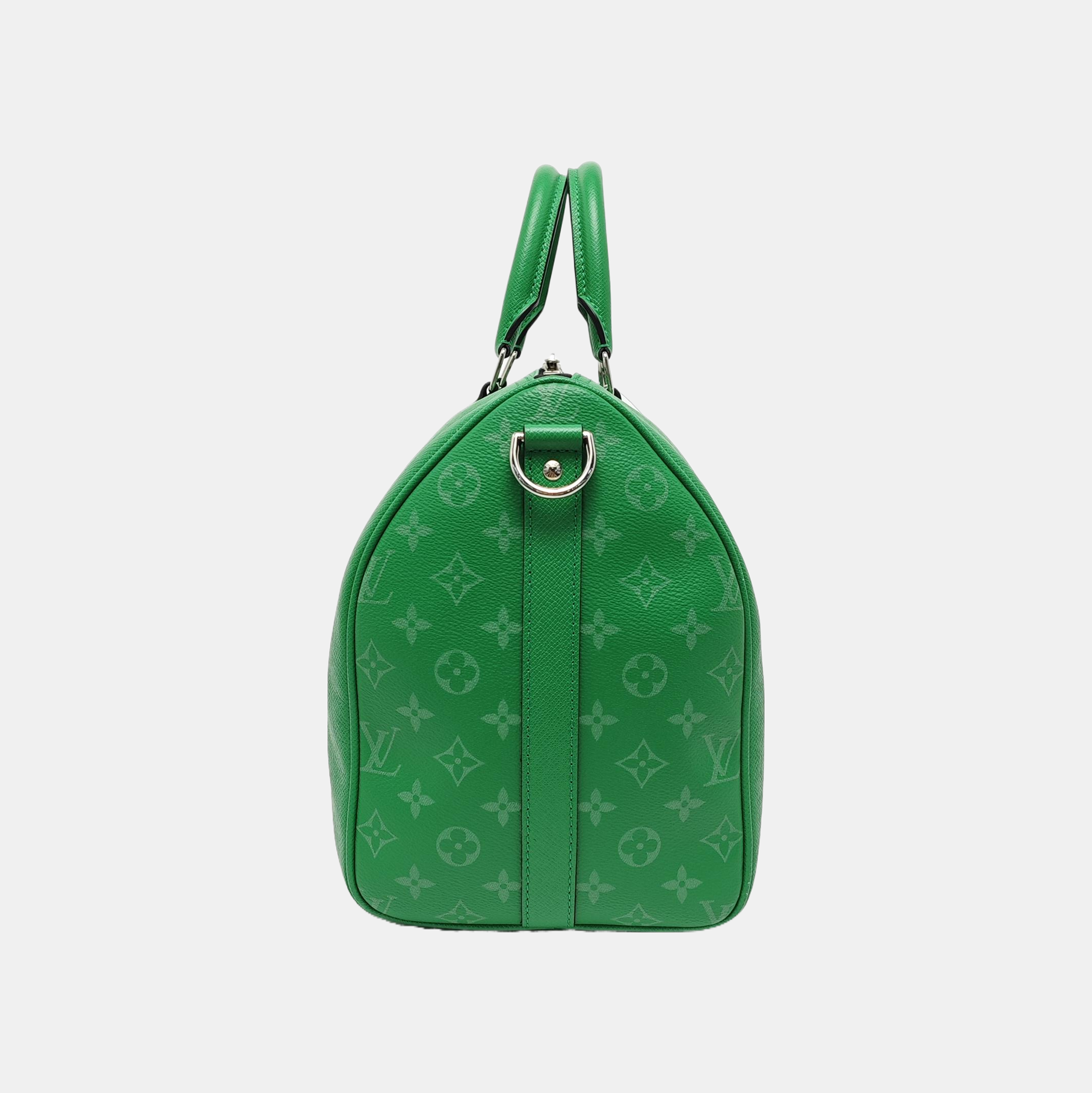 KEEPALL 45 Monogram Coated Canvas Green