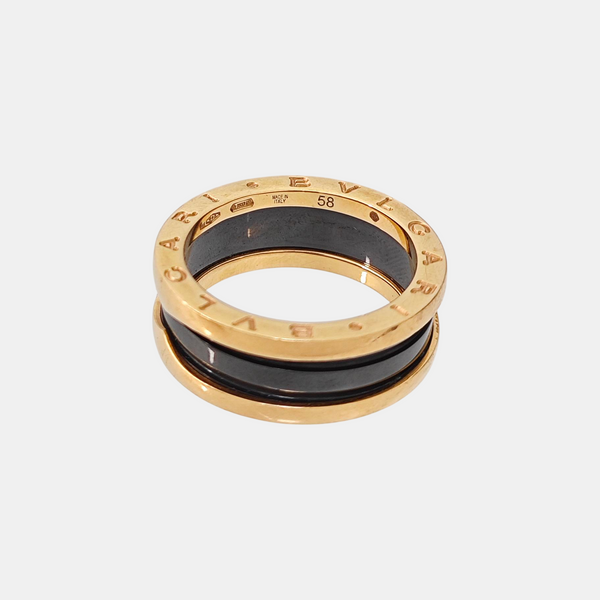 B.ZERO1 18k Rose Gold Ring EU 58