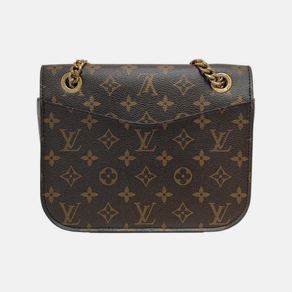 PASSY Monogram Coated Canvas Brown